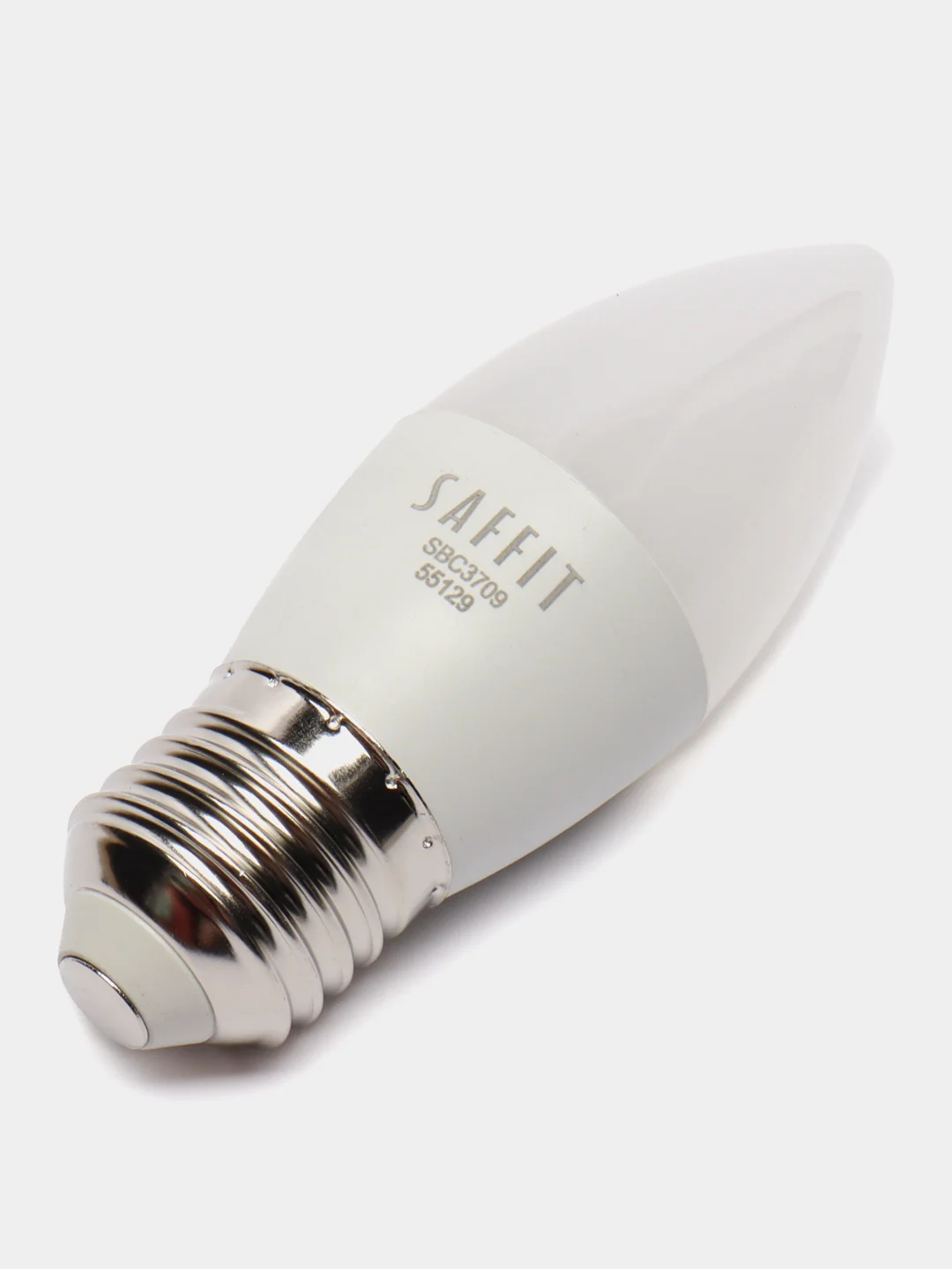 Лампа светодиодная, 9W 230V E27 4000K C37, SBC3709 55129