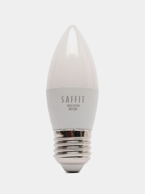 Лампа светодиодная, 9W 230V E27 4000K C37, SBC3709 55129
