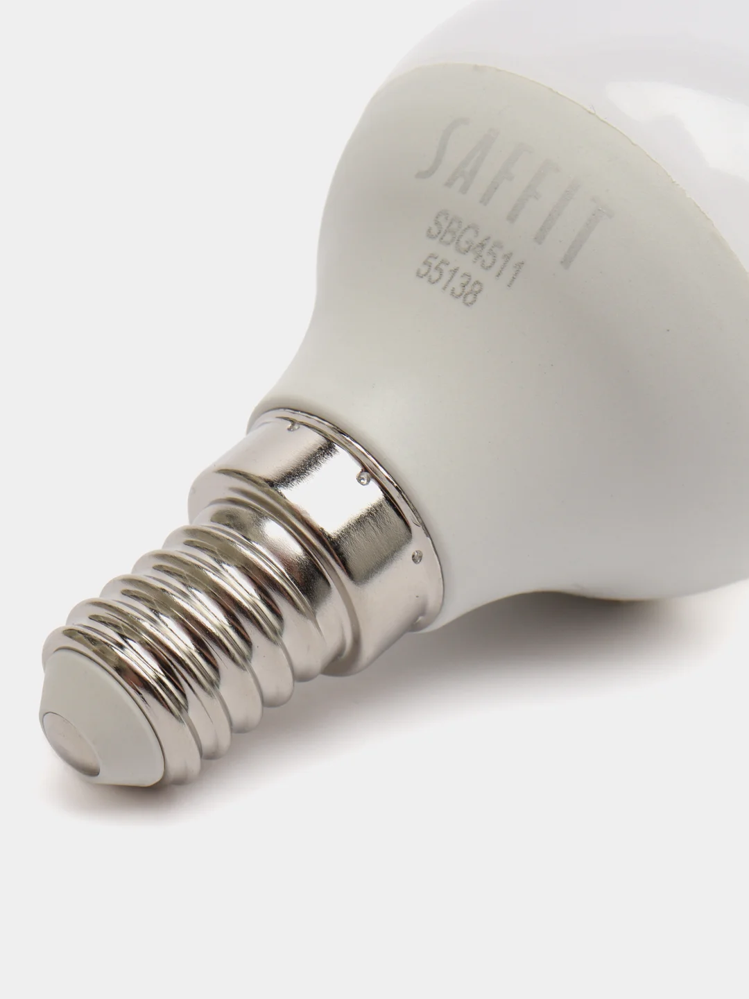 Лампа светодиодная, 11W 230V E14 4000K G45, SBG4511, 55138