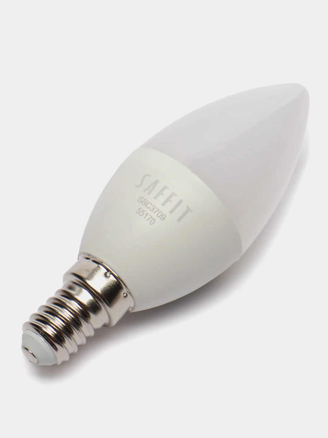 Лампа светодиодная, 9W 230V E14 6400K C37, SBC3709, 55170