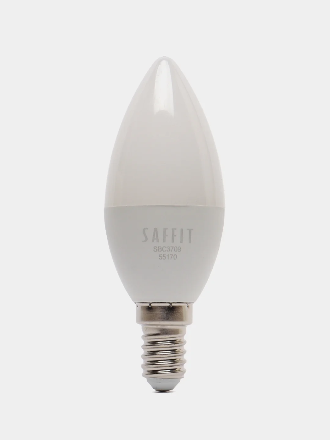 Лампа светодиодная, 9W 230V E14 6400K C37, SBC3709, 55170