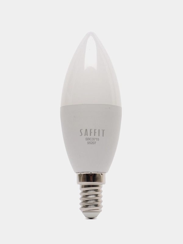 Лампа светодиодная, 15W 230V E14 6400K C37, SBC3715