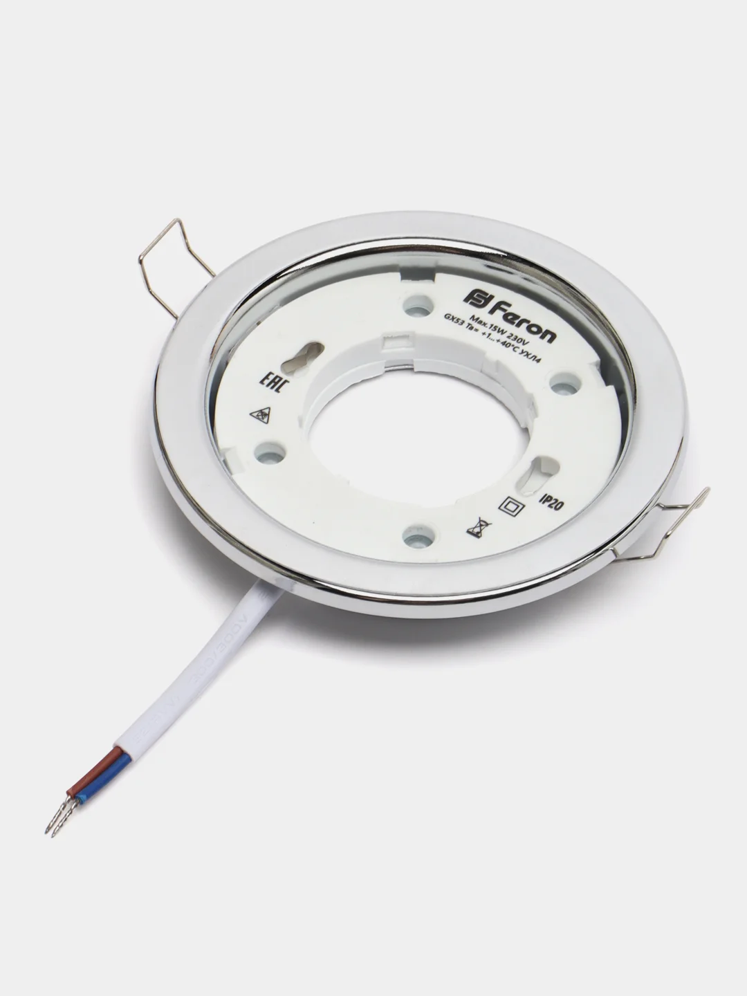 Светильник потолочный встраиваемый, 15W 230V, 41206