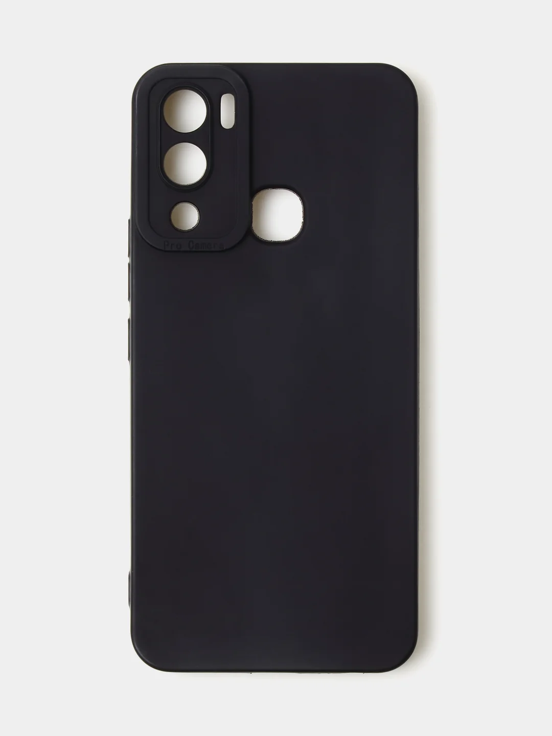 Черный чехол для Infinix Hot 12i матовый, с дополнительной защитой камеры