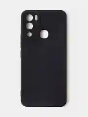 Черный чехол для Infinix Hot 12i матовый, с дополнительной защитой камеры