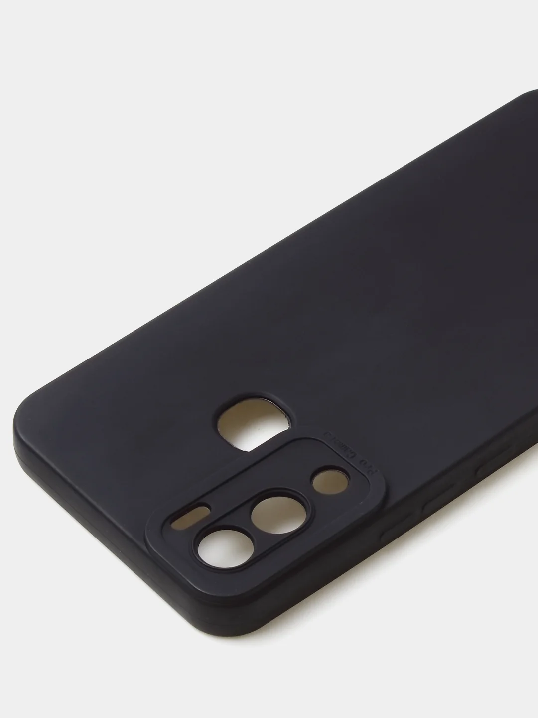 Черный чехол для Infinix Hot 12i матовый, с дополнительной защитой камеры