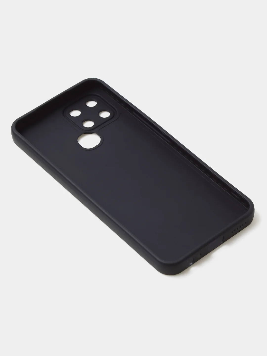Черный чехол для Infinix Smart 6, матовый, с дополнительной защитой камеры