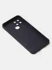 Черный чехол для Infinix Smart 6, матовый, с дополнительной защитой камеры
