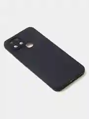 Черный чехол для Infinix Smart 6, матовый, с дополнительной защитой камеры