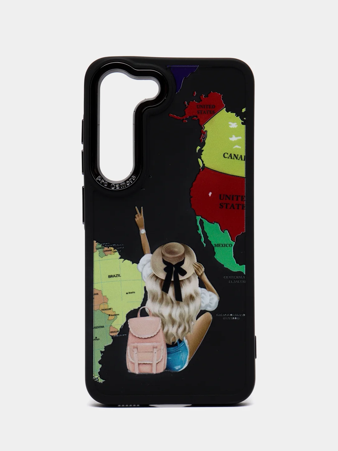 Карамельный чехол на Samsung Galaxy S23 (Самсунг Галакси С23) плотный, с рисунком и мягким подкладом