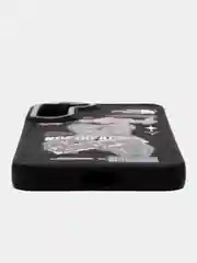Пурпурный чехол на Samsung Galaxy S23 (Самсунг Галакси С23) плотный, с рисунком и мягким подкладом