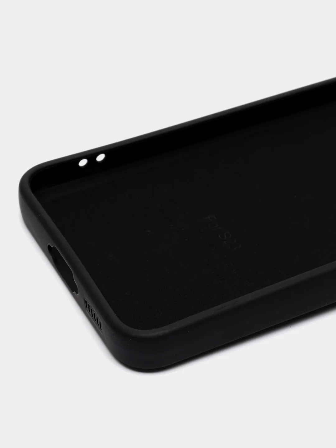 Пурпурный чехол на Samsung Galaxy S23 (Самсунг Галакси С23) плотный, с рисунком и мягким подкладом