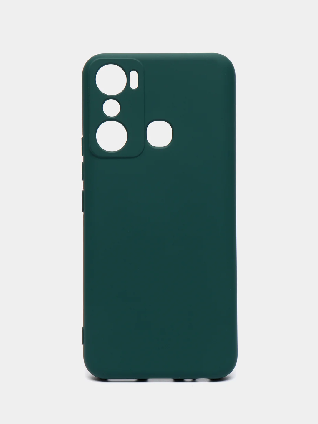 Зеленый чехол силиконовый для Infinix Hot 20i / Инфиникс Хот 20Ай Silicone Cover