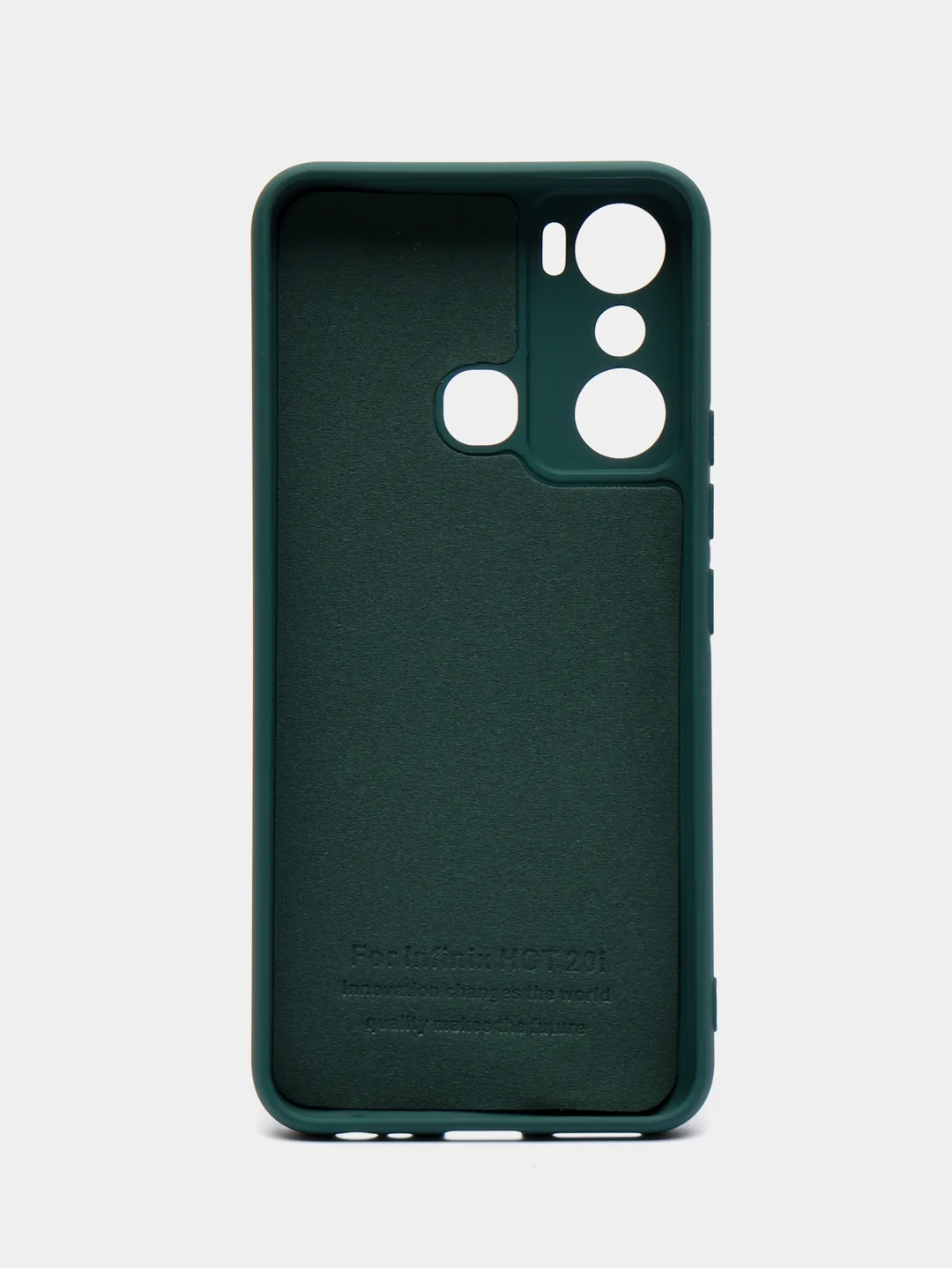 Зеленый чехол силиконовый для Infinix Hot 20i / Инфиникс Хот 20Ай Silicone Cover