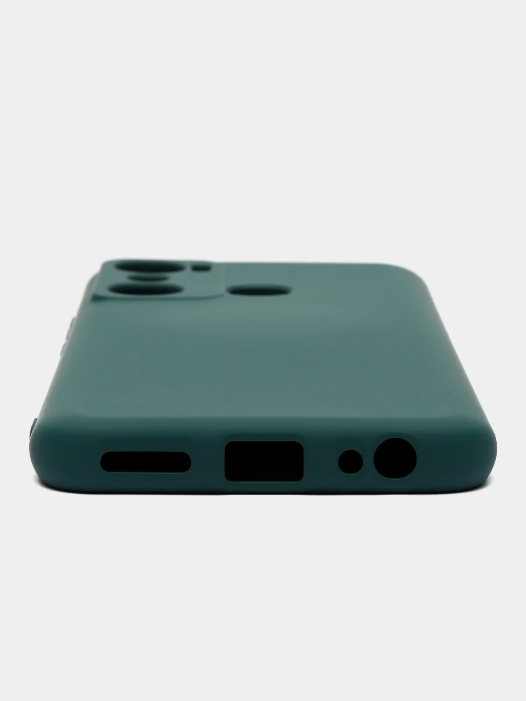 Зеленый чехол силиконовый для Infinix Hot 20i / Инфиникс Хот 20Ай Silicone Cover