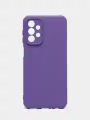 Аметистовый чехол для Samsung Galaxy A23, силиконовый, закрытый низ, бархат внутри Silicone Cover
