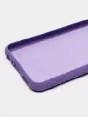 Аметистовый чехол для Samsung Galaxy A23, силиконовый, закрытый низ, бархат внутри Silicone Cover
