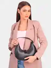 Черный сумка женская "Луна"