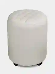Белый пуф MONOFIX, ЙОККИ экокожа