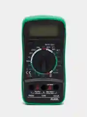 Зеленый цифровой мультиметр (тестер) XL830L с функцией прозвонки и подсветкой экрана