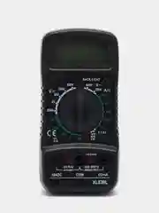 Черный цифровой мультиметр (тестер) XL830L с функцией прозвонки и подсветкой экрана
