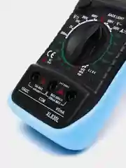 Синий цифровой мультиметр (тестер) XL830L с функцией прозвонки и подсветкой экрана