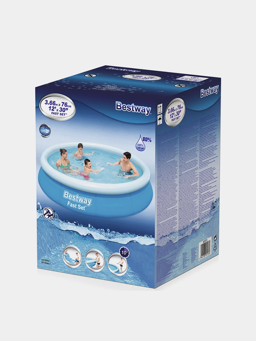 Бассейн надувной Bestway 57273 366х76 см, 5377 л
