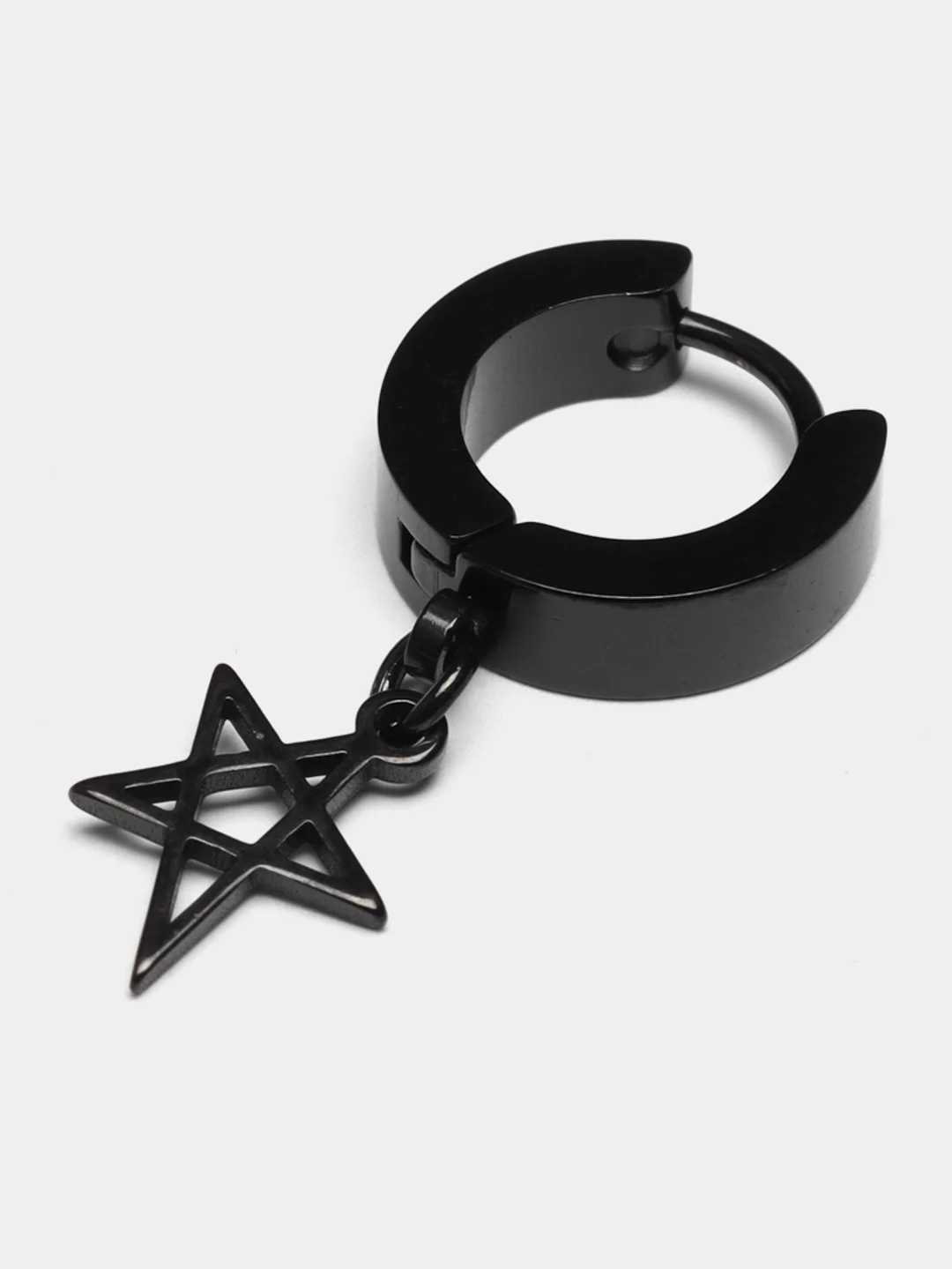 Черный серьги STAR K-POP