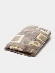 Приглушённый хаки плед-покрывало из бамбукового флиса, 200 х 180 см