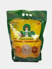 Кукурузный наполнитель "Золотой Кот" для грызунов и мелких животных 4л, гранулы, подстилка