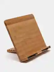 Подставка для книг, учебников, журналов, планшетов настольная школьная бамбуковая Brauberg