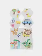 Аквамозаика мозайка для творчества развивающая игрушка для детей, 1500 бусин, Юнландия