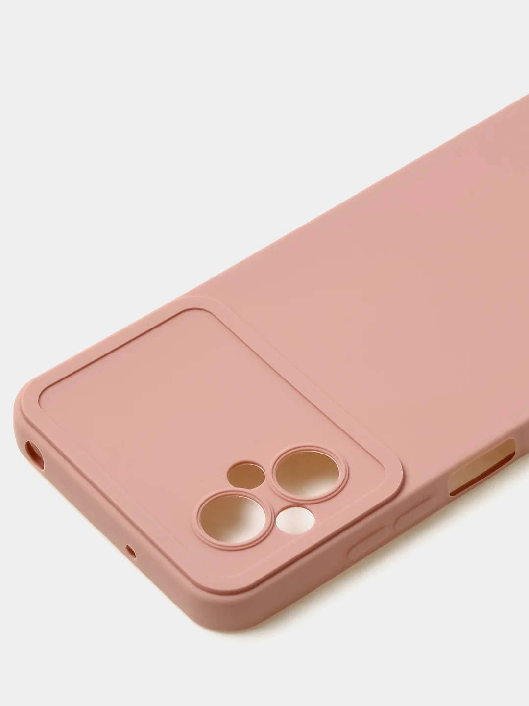 Пудровый чехол для Poco M4 (5G) / Poco M5 (4G) матовый, с дополнительной защитой камеры