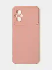 Пудровый чехол для Poco M4 (5G) / Poco M5 (4G) матовый, с дополнительной защитой камеры