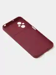 Бордовый чехол для Poco M4 (5G) / Poco M5 (4G) матовый, с дополнительной защитой камеры