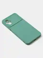 Зеленый чехол для Poco M4 (5G) / Poco M5 (4G) матовый, с дополнительной защитой камеры