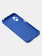 Синий чехол для Poco M4 (5G) / Poco M5 (4G) матовый, с дополнительной защитой камеры