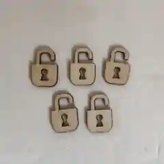 Деревянные замки для творчества, 5 шт