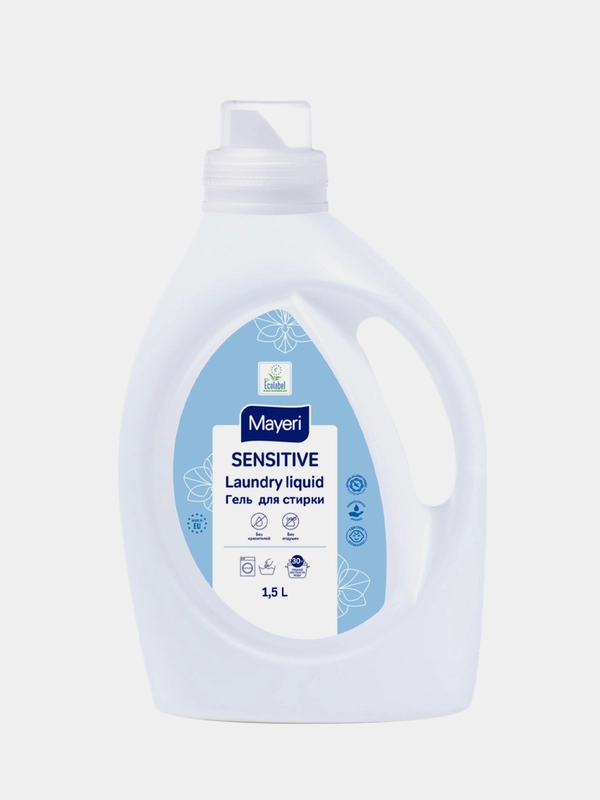 Гель для стирки ЭКО Mayeri Sensitive, 1.5л