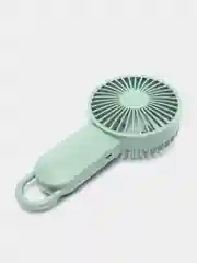 Бирюзовый ручной, настольный мини вентилятор USB