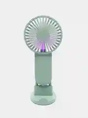 Бирюзовый ручной, настольный мини вентилятор USB