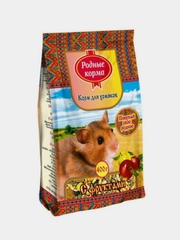 Корм РОДНЫЕ КОРМА 400 г для хомяков с фруктами