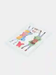 Белый вырезалки "Одень куклу"