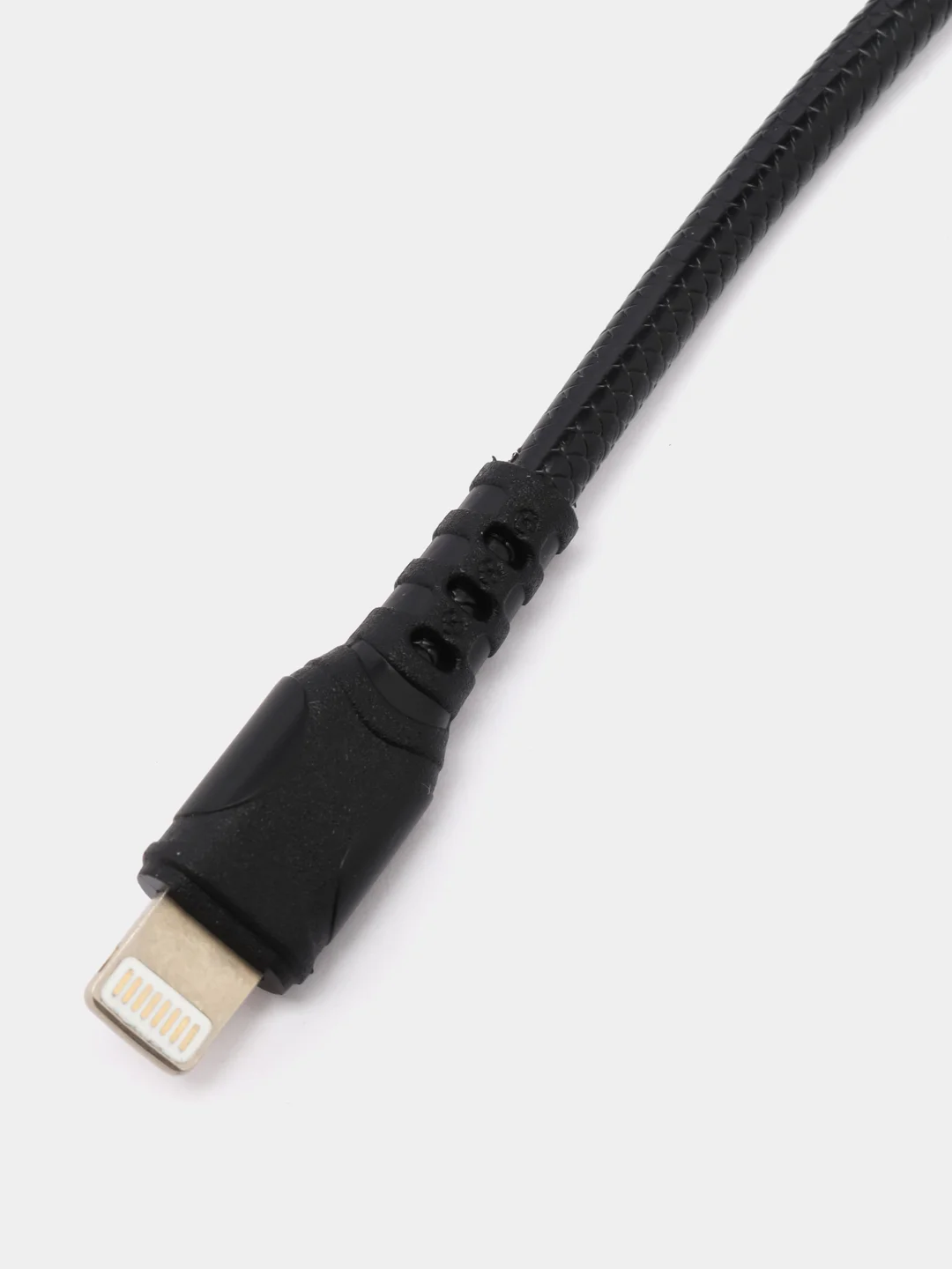 Кабель USB на Lightning "GFPower F08L", 1 м, 3.6A, ПВХ, iPhone 8-pin, чёрный