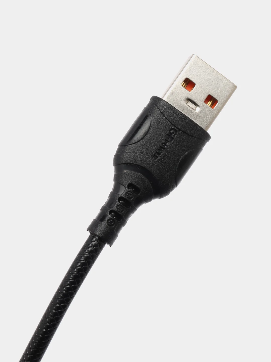 Кабель USB на Lightning "GFPower F08L", 1 м, 3.6A, ПВХ, iPhone 8-pin, чёрный