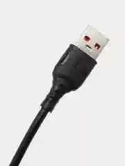 Кабель USB на Lightning "GFPower F08L", 1 м, 3.6A, ПВХ, iPhone 8-pin, чёрный