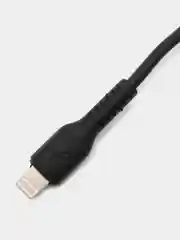Черный кабель USB на Lightning GFPower 42L, 1 метр, 2.4A, материал TPE, iPhone 8-pin