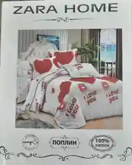 Красный комплект постельного белья ,1,5 спальный,Состав ткани - хлопок 70 % полиэстер  30 %%