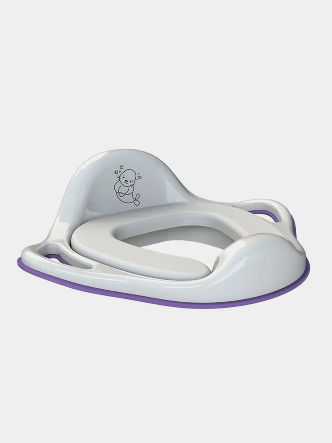 Фиолетовый накладка на унитаз Kids Planet Шарк