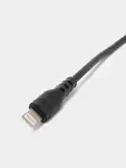 Кабель USB на Lightning "GFPower 06L", 1 метр, 2.4A, чёрный ПВХ, Apple iPhone 8-pin
